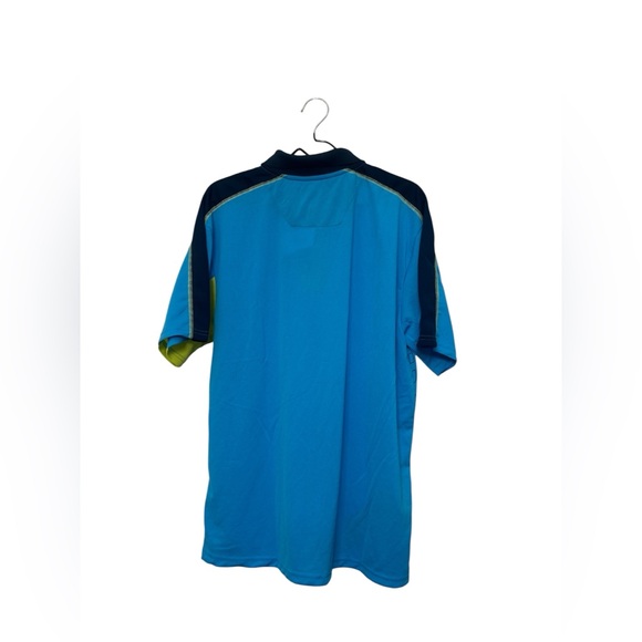 Official Tennis Australia Men’s Polo Shirt - Size XL - Blue/Neon - NWT Authentic - Picture 2 of 8